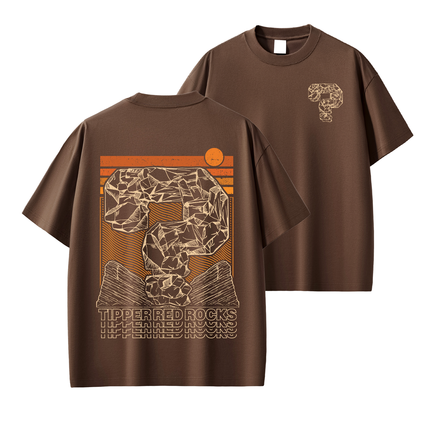 ? RRX Brown Tee