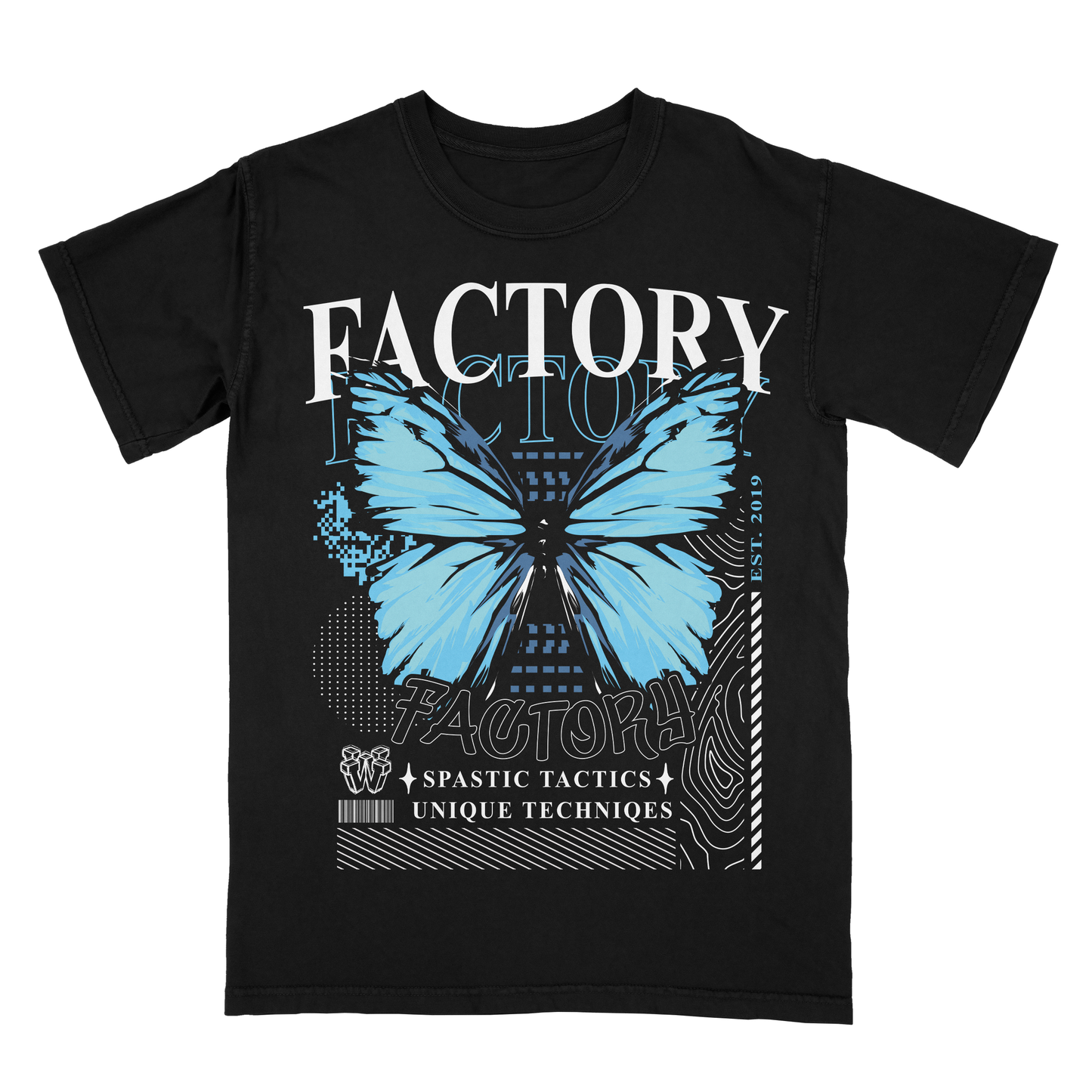 FACTORY BUTTERFLY TEE