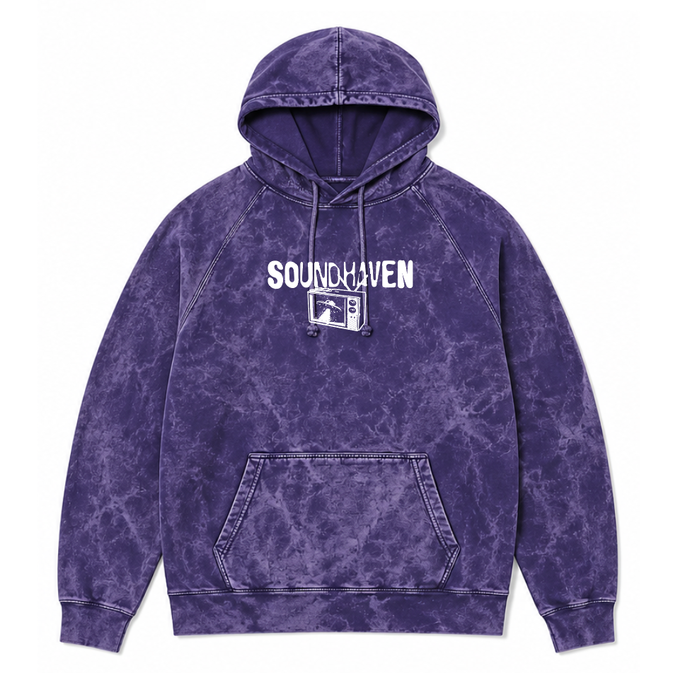 Sound Haven Purple Wash Hoodie (PRESALE)