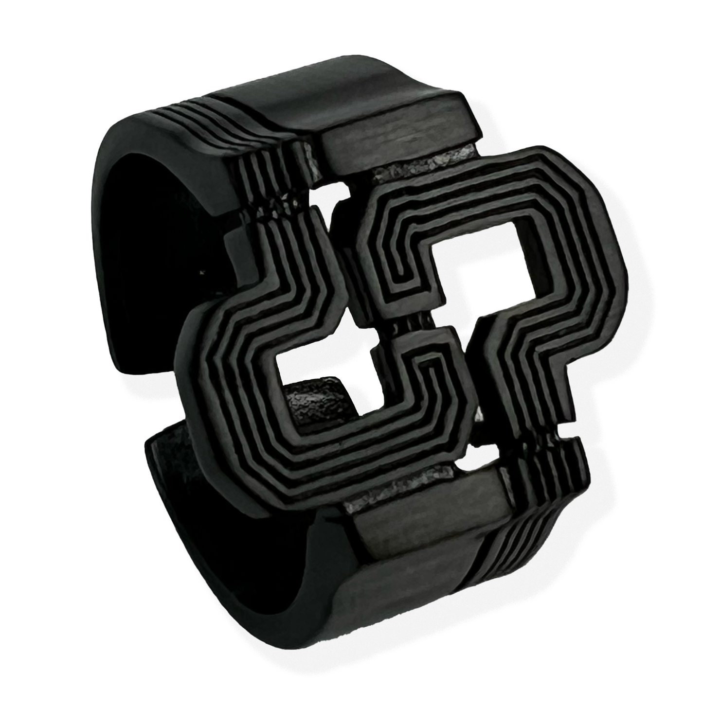 ? PUZZLE DUST RING (BLACK) (SIZE 9 SOLD OUT)