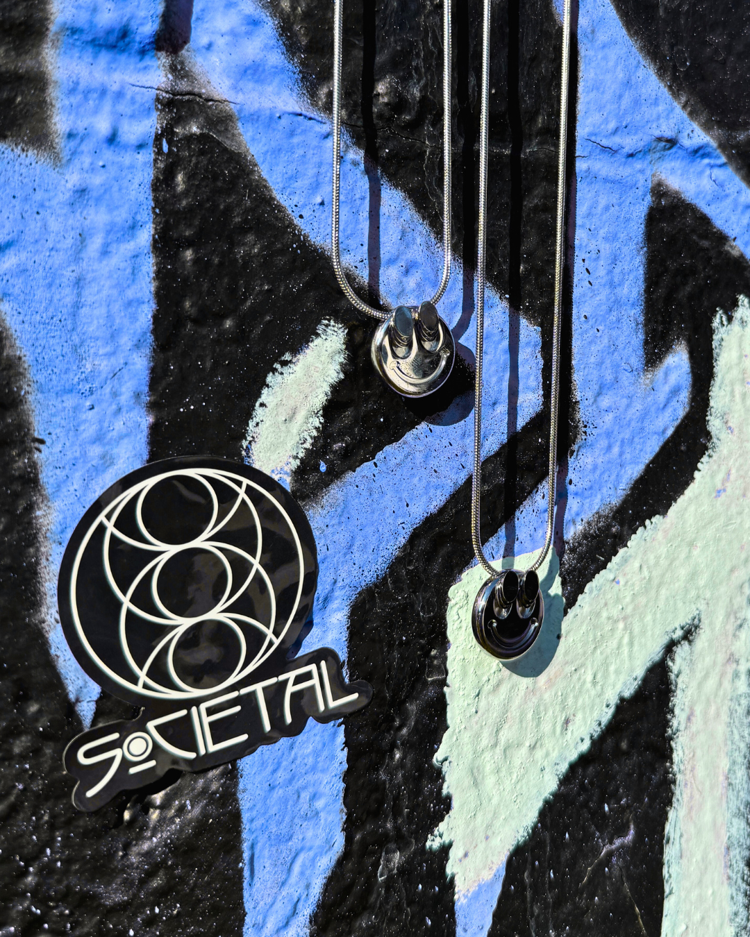 Societal Acid Smiley Pendant