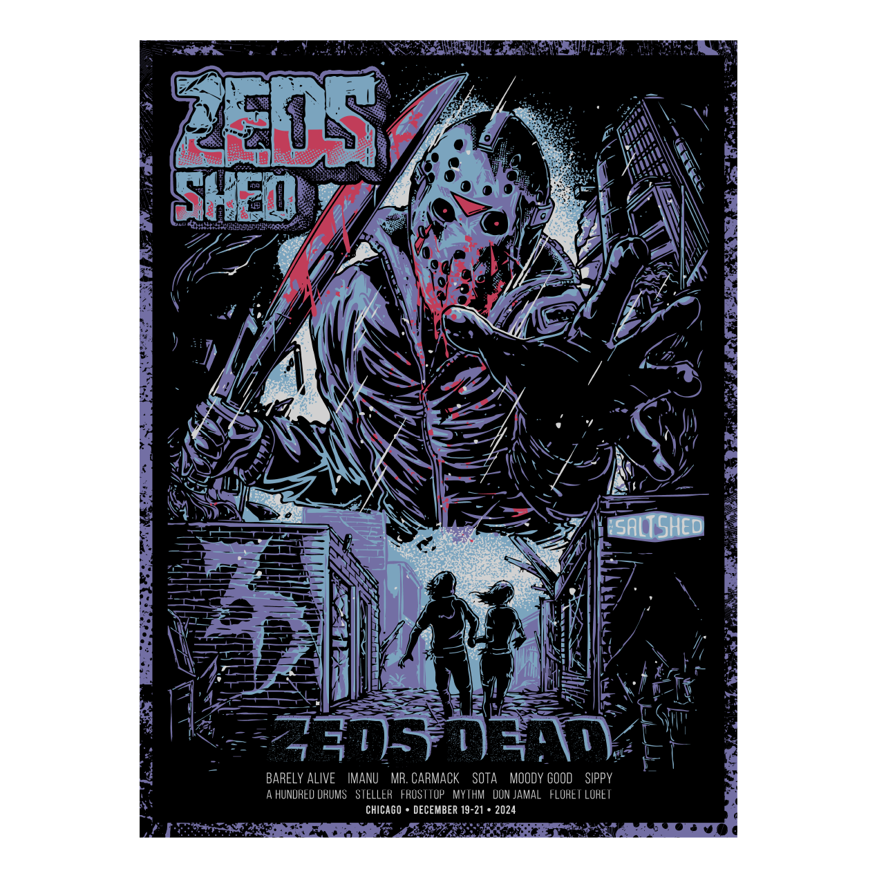 ZEDS SHED POSTER (LE50)