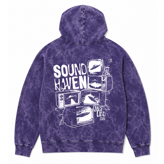 Sound Haven Purple Wash Hoodie (PRESALE)