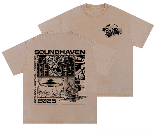 SOUND HAVEN 2025 CREAM TEE